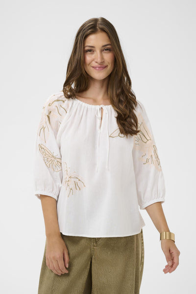 CRBrianna Blouse Snow White - 110602 - 10614856 Thumbnail