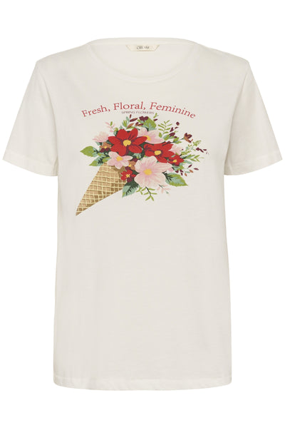 CRJoliy T-shirt Red Bouquet Cone - 109232 - 10614869 Thumbnail