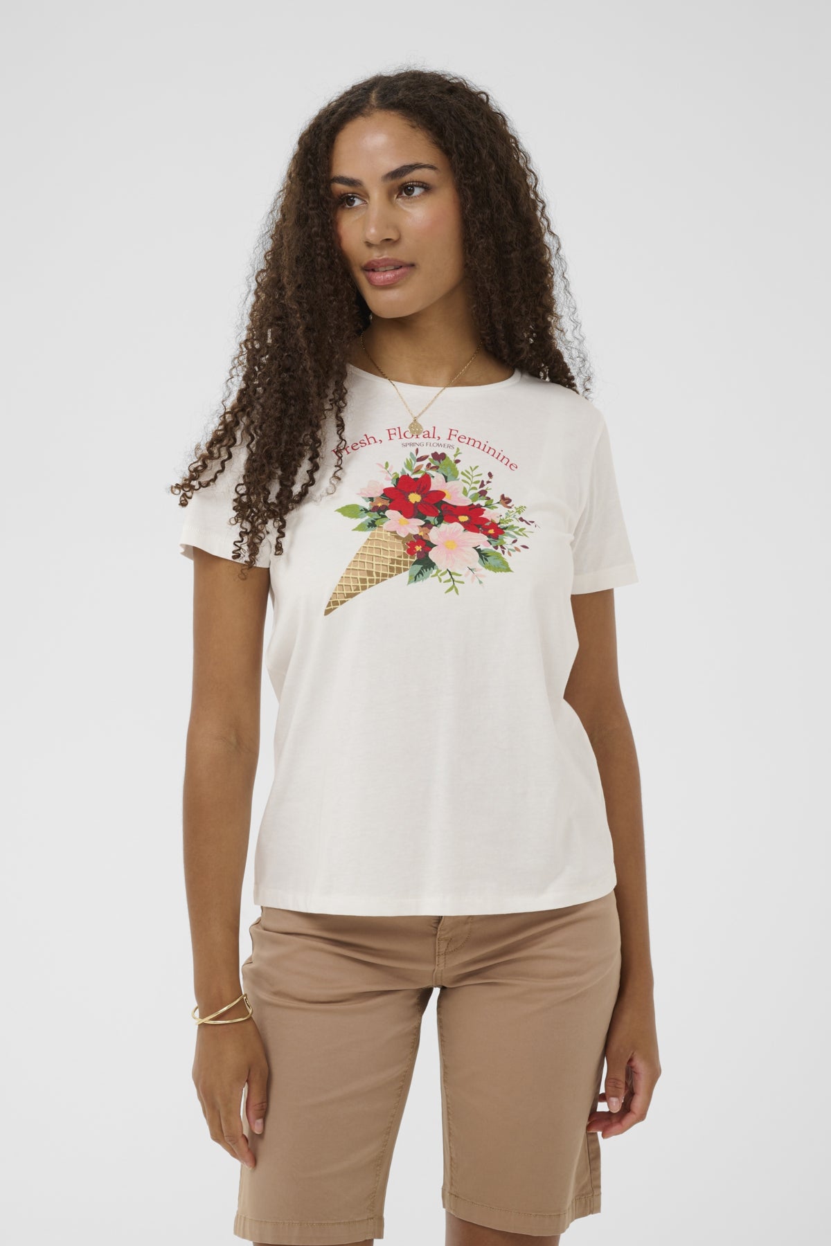 CRJoliy T-shirt Red Bouquet Cone - 109232 - 10614869