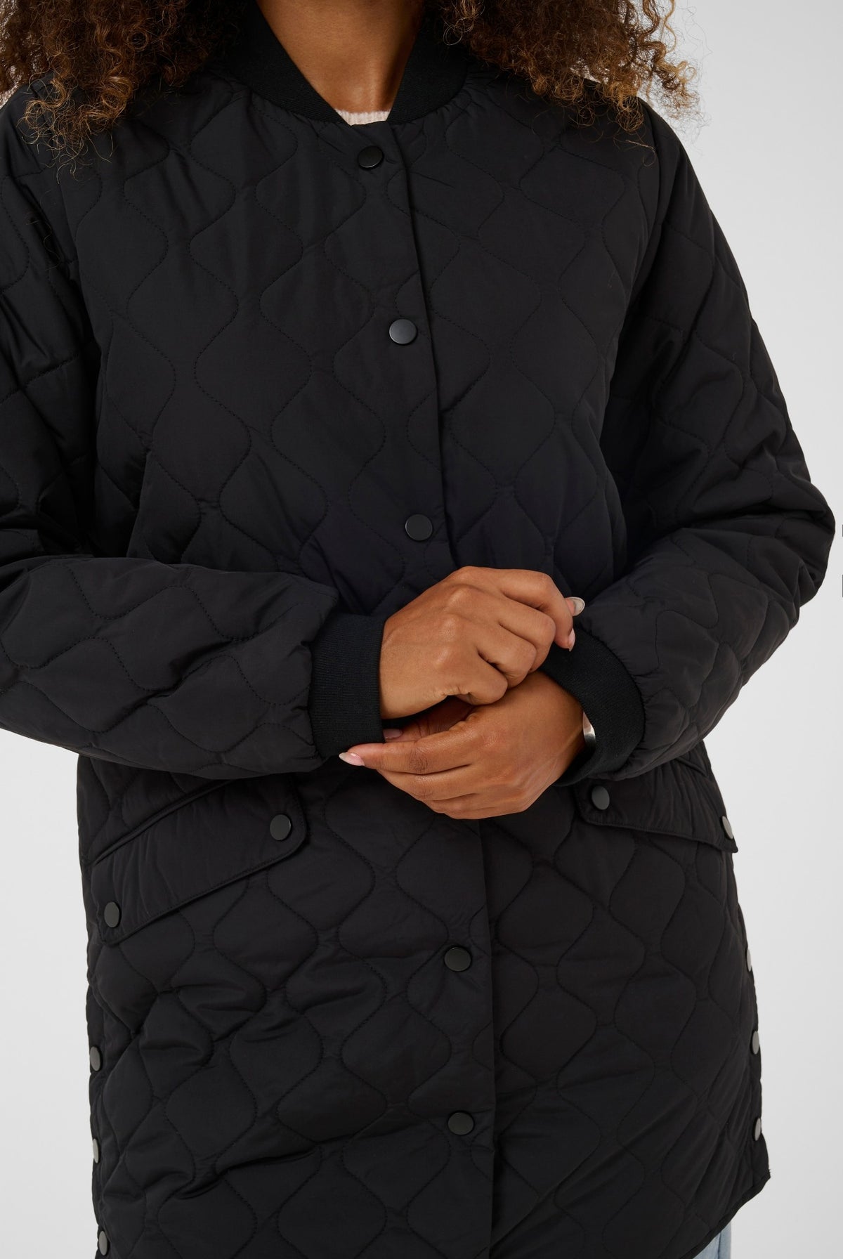 CRArwen Button Jacket Pitch Black - 100120 - 10614870