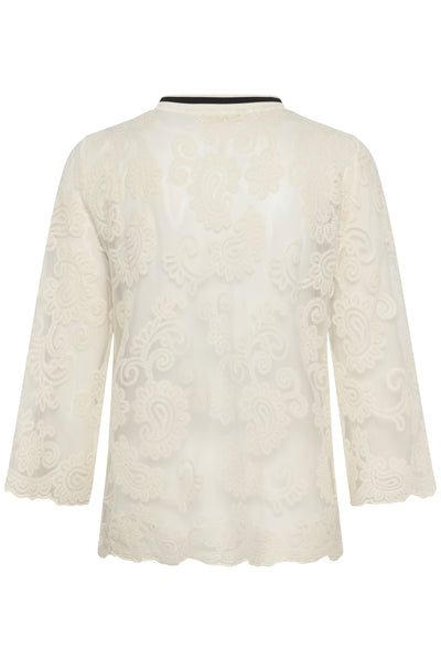 CRMira 1/2 SL Blus Whisper White - 110701 - 10614879 Thumbnail