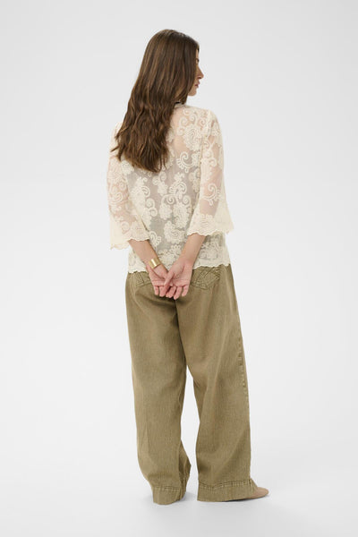 CRMira 1/2 SL Blus Whisper White - 110701 - 10614879 Thumbnail