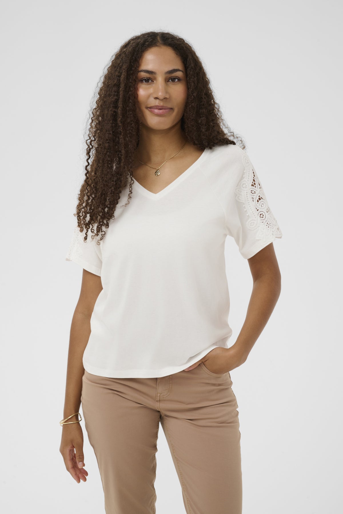 CRSuny T-shirt Snövit - 110602 - 10614882