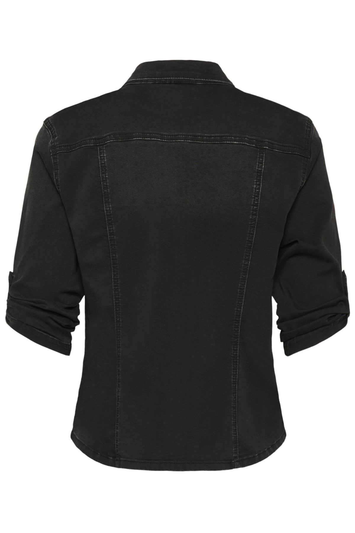 CRUniforma Denimskjorta Svart Tvättad Denim - 10614922
