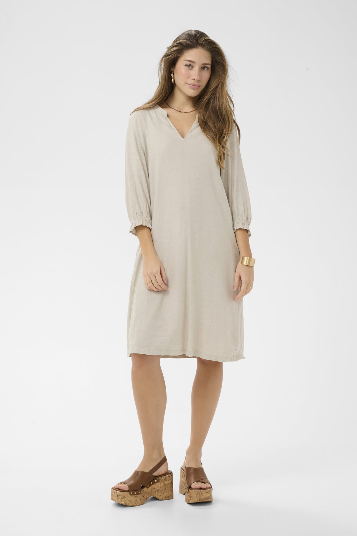 CRJune Dress Perfectly Pale Melange - 13000 - 10614933
