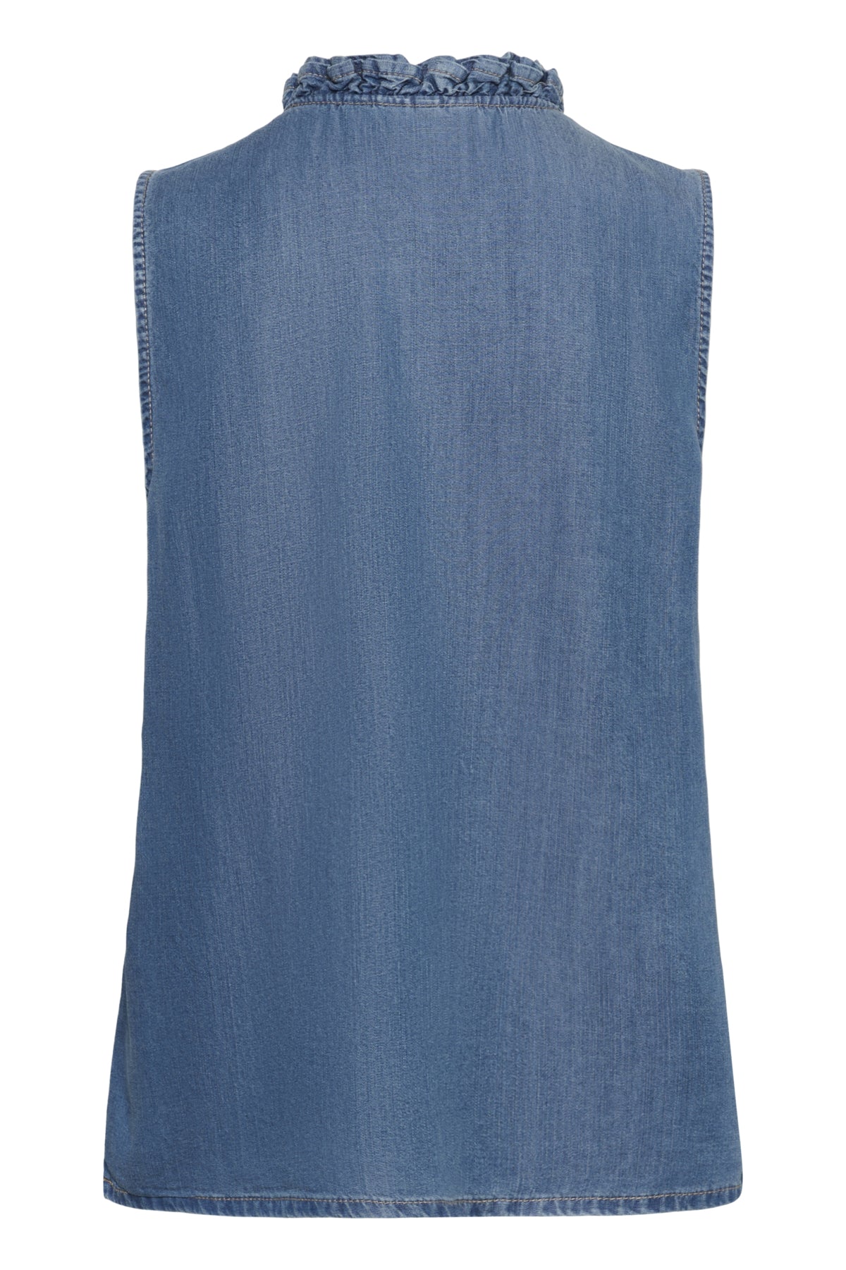 CRMolly Ärmlös Blus Jaspar Blue Denim - 109128 - 10614943