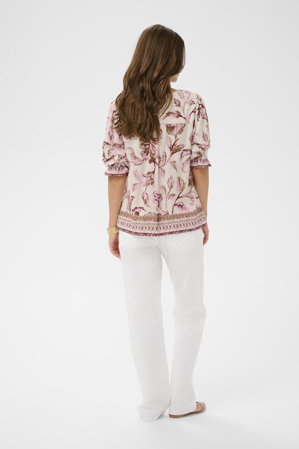 CRTiah Boho Blus Rosa Blomma - 109215 - 10614948