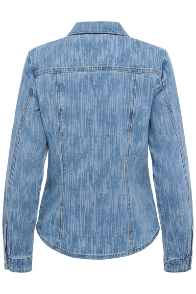 CRMay Denimskjorta Dundas Jacquard Denim - 109181 - 10614956 Thumbnail