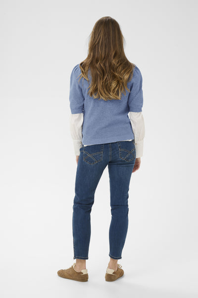 CRDela Knit Blouse Stonewash Melange - 1739171 - 10615145 Thumbnail