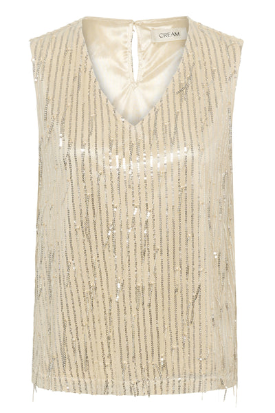 CRClei Sequin Blouse Champagne Silver Sequins - 105 - 10615161 Thumbnail