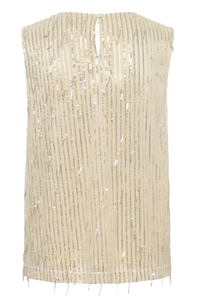 CRClei Sequin Blouse Champagne Silver Sequins - 105 - 10615161 Thumbnail