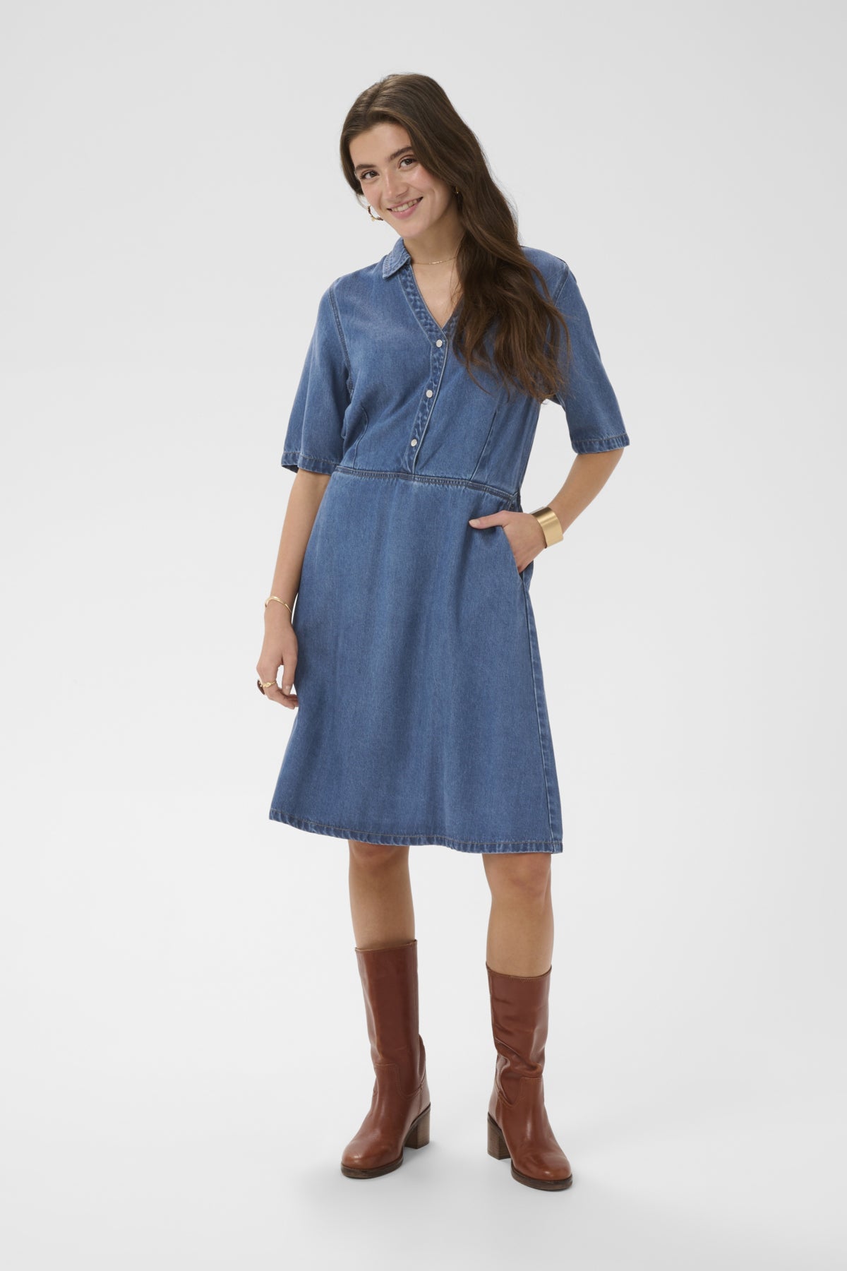 CRMarelli Klänning Seoul Mid Blue Denim - 109573 - 10615165