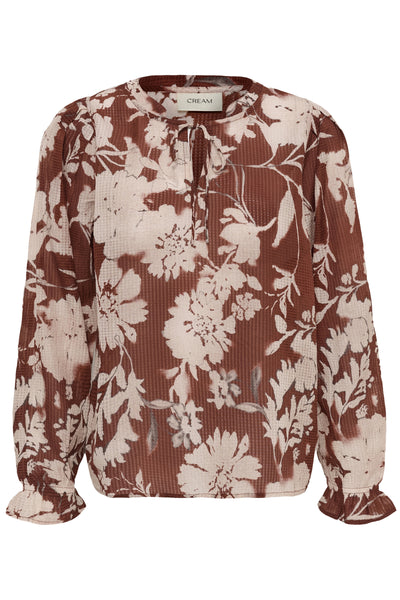 CRHailey Blouse Brandy Flower - 109589 - 10615173 Thumbnail