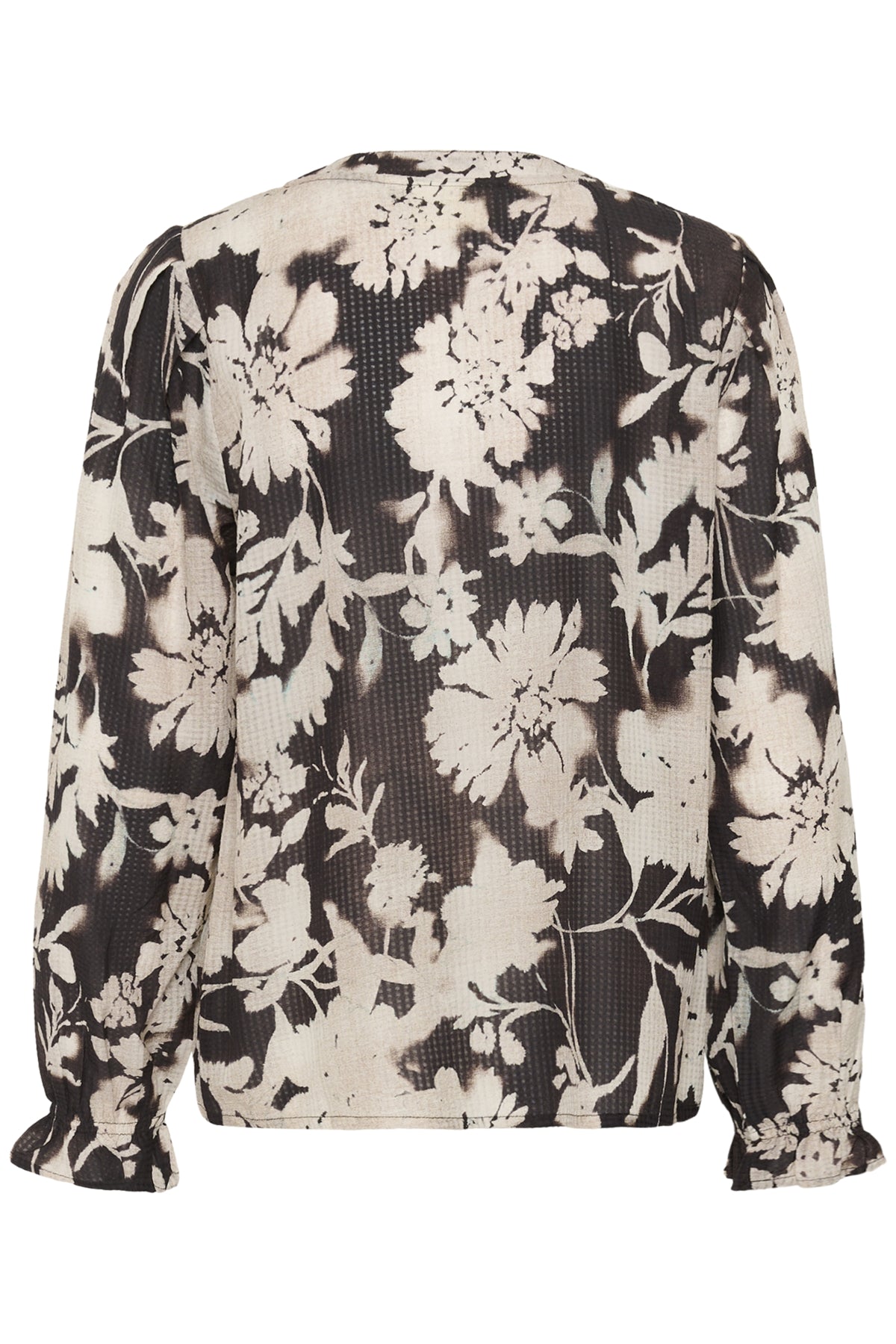 CRHailey Blus Mörkbrun Blomma - 109590 - 10615173