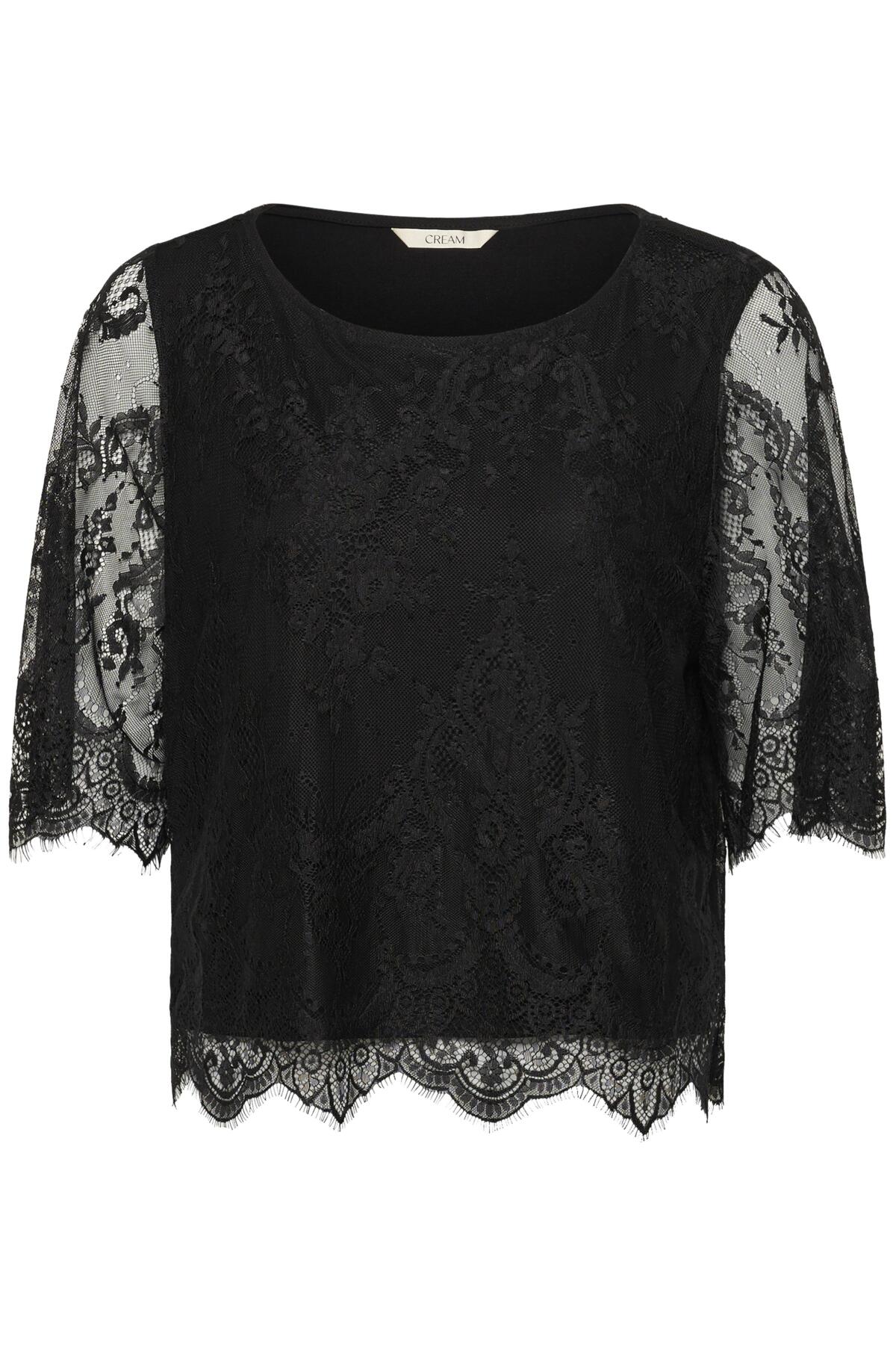 CRYumi spetsblus Pitch Black - 100120 - 10615197