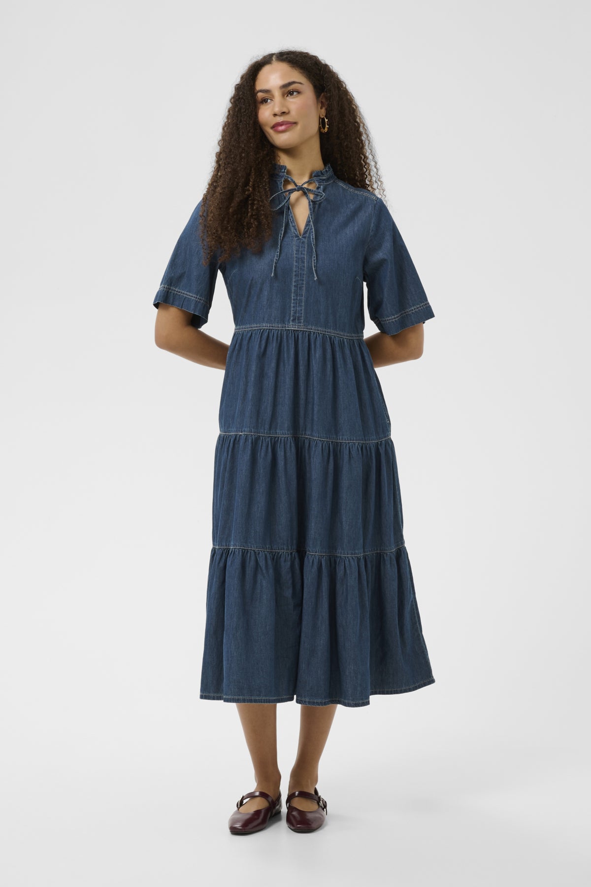 CRWinnie Denim Dress Banff Medium Blue Denim - 1095 - 10615213