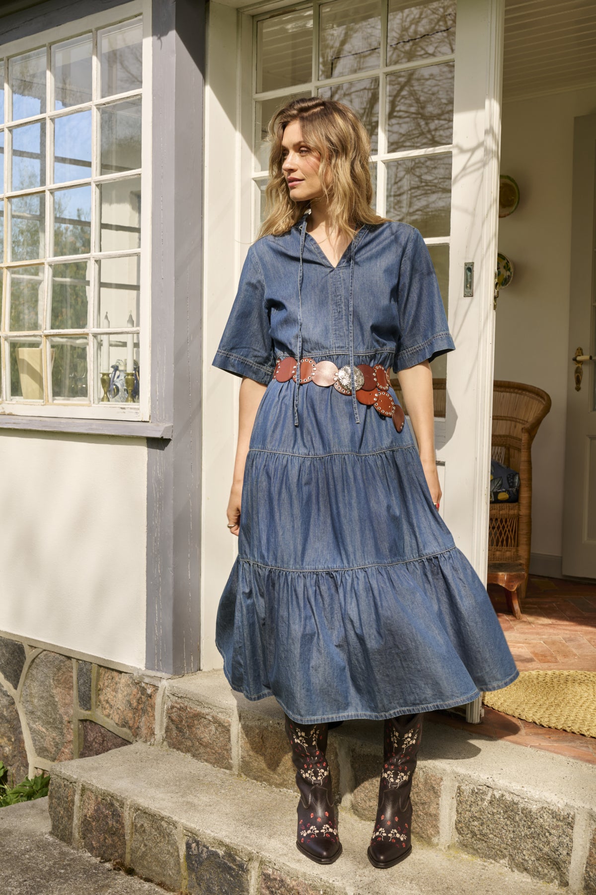 CRWinnie Denim Dress Banff Medium Blue Denim - 1095 - 10615213