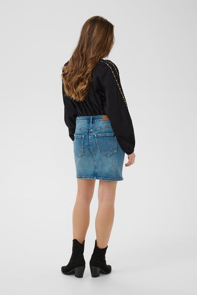 CRDarla Denimkjol Smithers Mid Blue Denim - 1095 - 10615235 Thumbnail