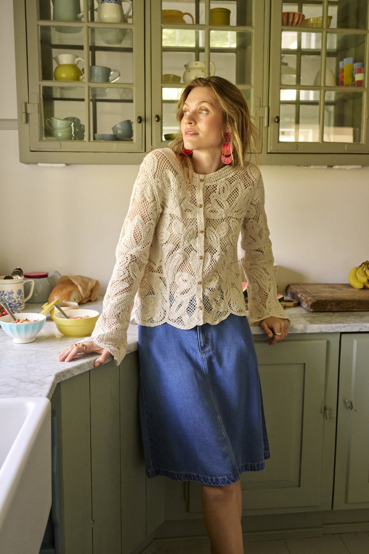 CRRelon cardigan Nature oblekt färg - 109687 - 10615242