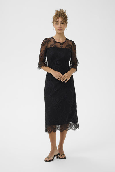 CRYumi Lace Dress Pitch Black - 100120 - 10615261 Thumbnail