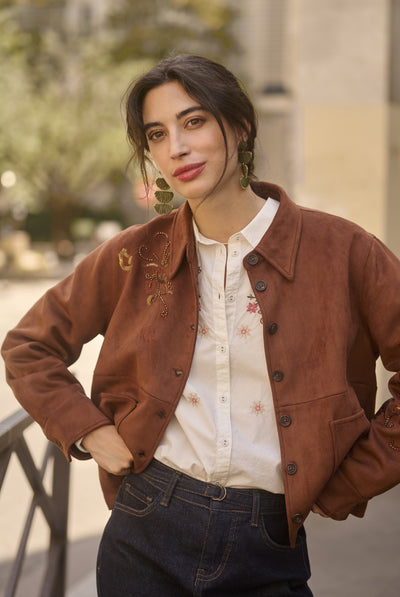 CRBillie Suede Jacket Friar Brown - 191230 - 10615289 Thumbnail