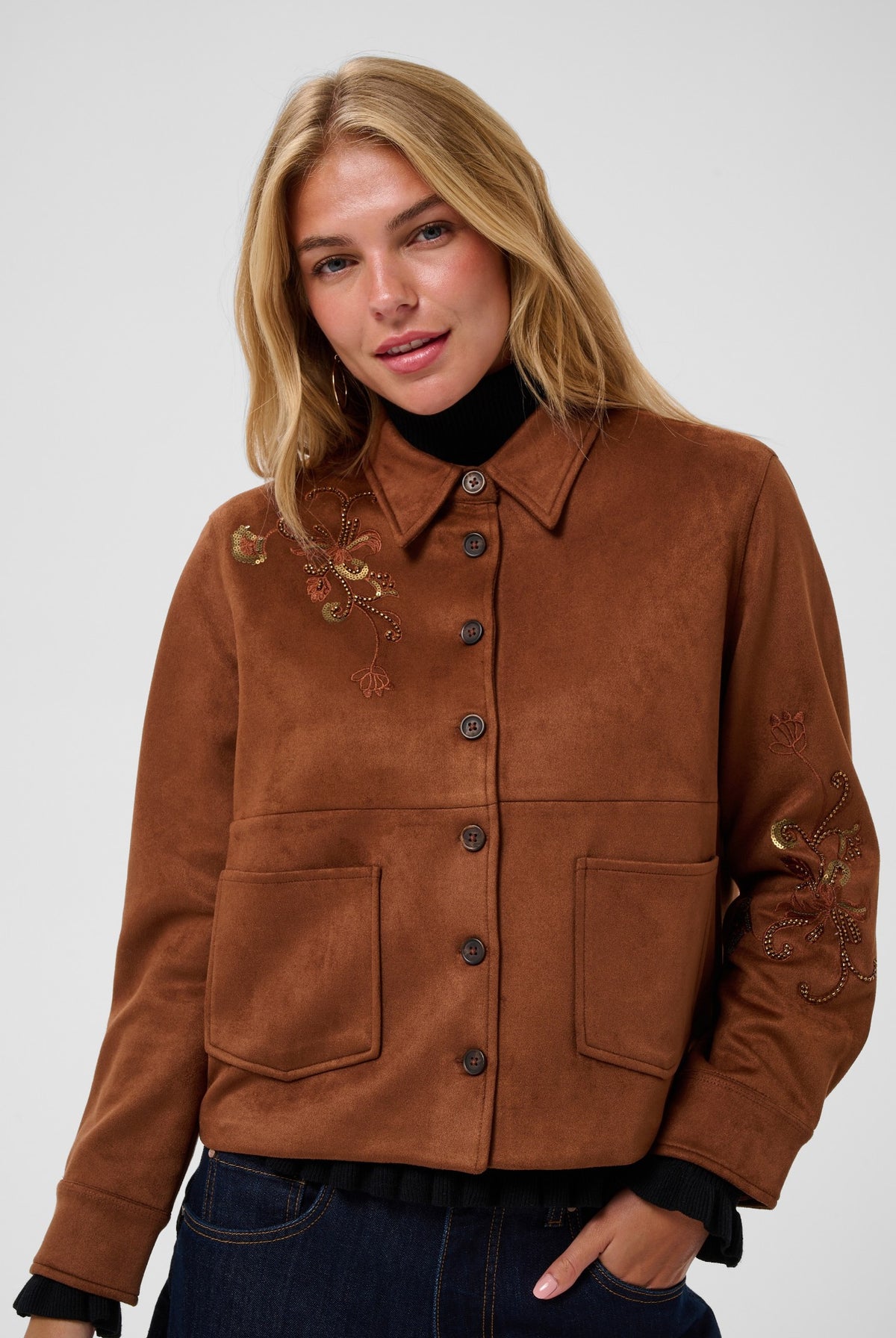 CRBillie Suede Jacket Friar Brown - 191230 - 10615289