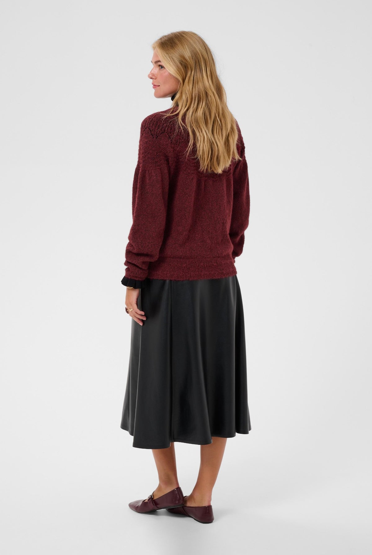 CRJunah Pointelle Pullover Cabernet - 191724 - 10615297