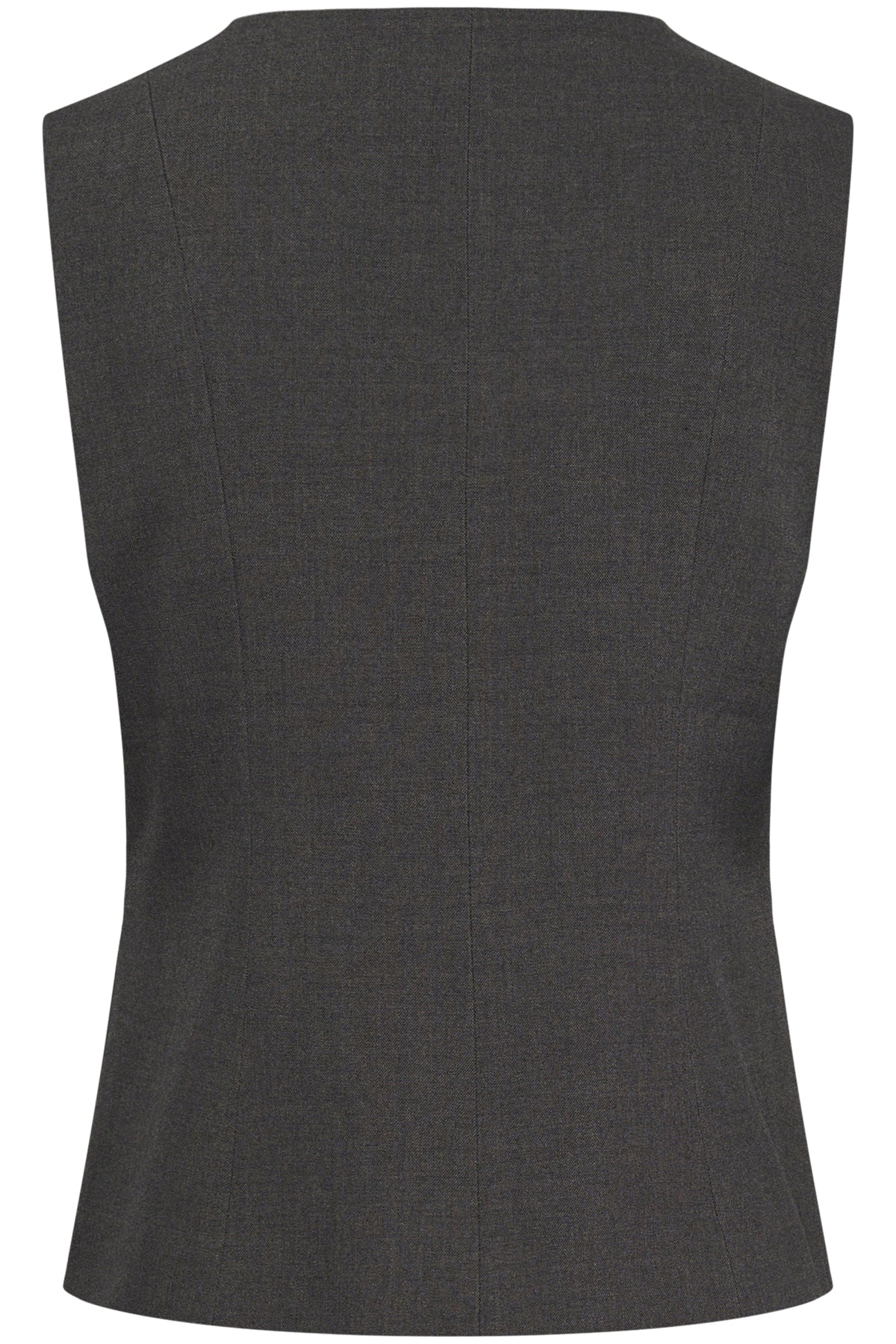 CRLonge Vest Mörkgrå Melerad - 101156 - 10615345