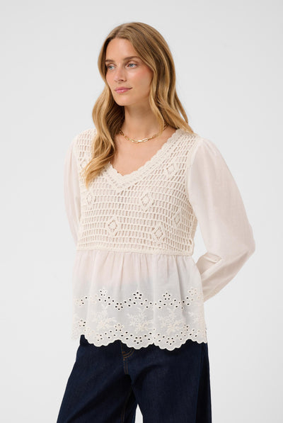 CRSerin Blus Whisper White - 110701 - 10615359 Thumbnail