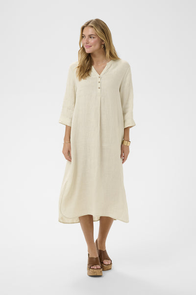 CRBellis Caftan Klänning Crispy Sand - 104537 - 10615405 Thumbnail