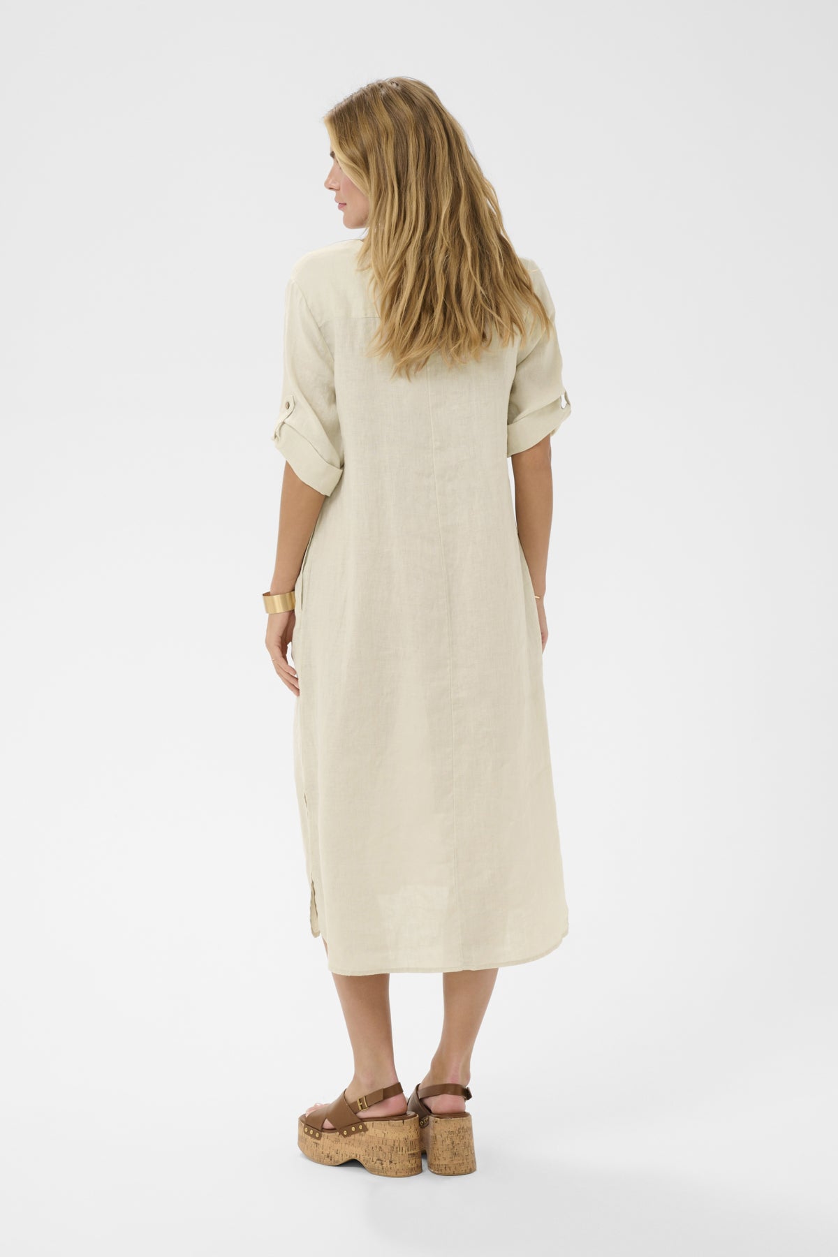 CRBellis Caftan Klänning Crispy Sand - 104537 - 10615405