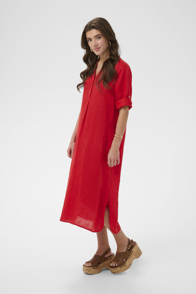 CRBellis Kaftan Klänning High Risk Red - 181763 - 10615405 Thumbnail