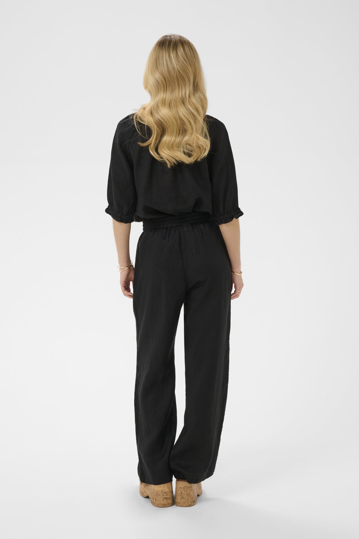 CRBellis Linen Pant Pitch Black - 100120 - 10615410