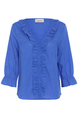 CRBirgit volangblus Palace Blue - 184043 - 10615412