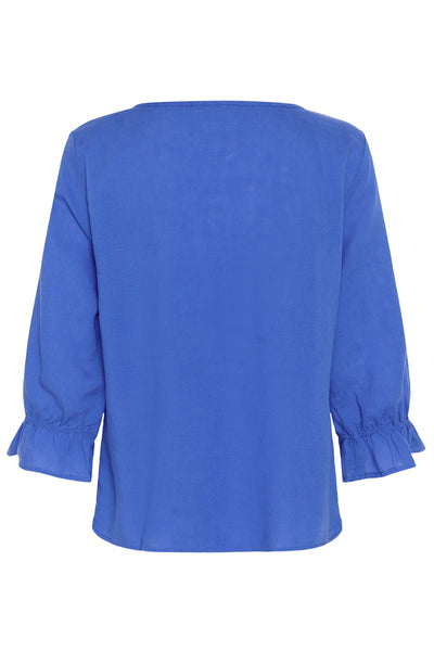 CRBirgit volangblus Palace Blue - 184043 - 10615412 Thumbnail