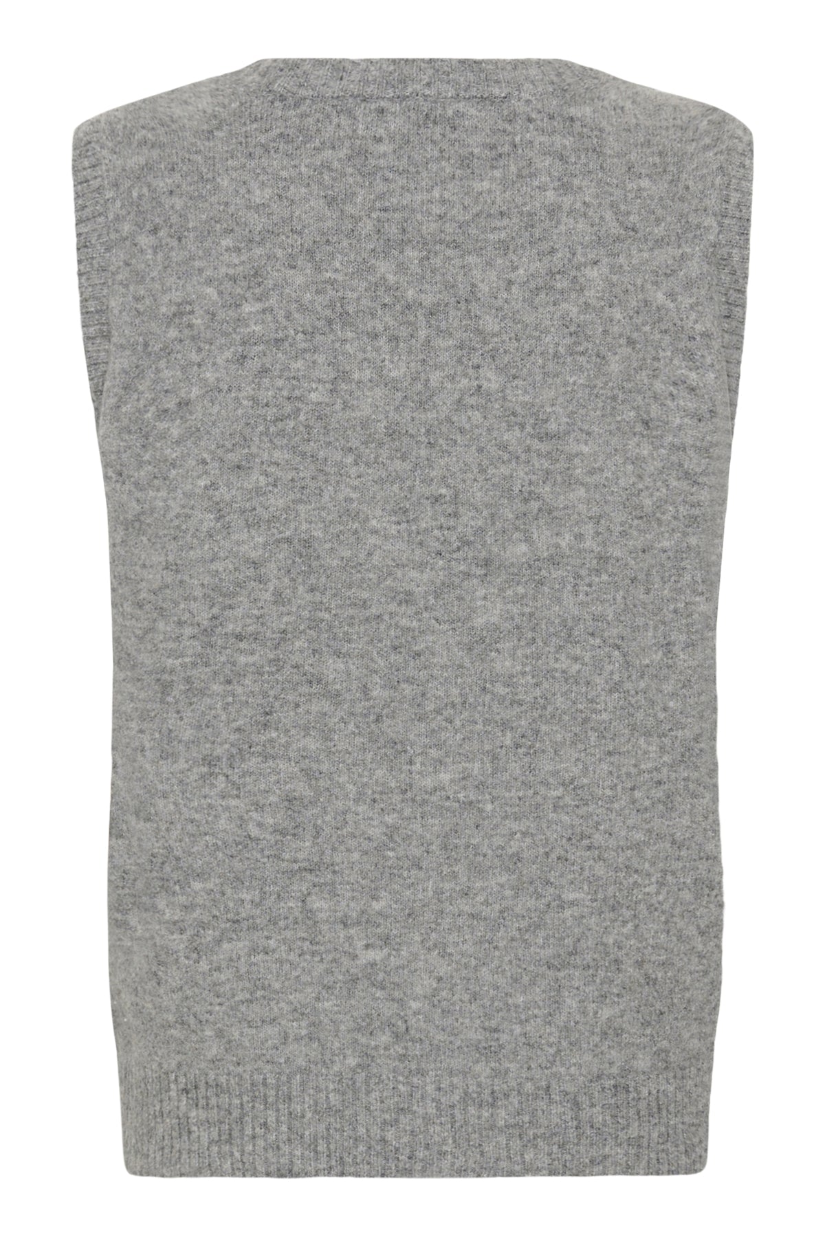 CRHope Stickad Slipover Gråmelerad - 100391 - 10615446
