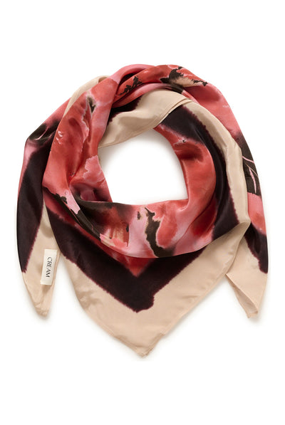 CRAshli Scarf Red Flower - 110075 - 10615495 Thumbnail
