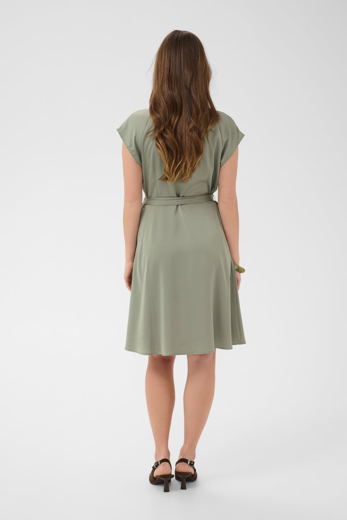 CRNorie Kort Klänning Deep Lichen Green - 180312 - 10615623