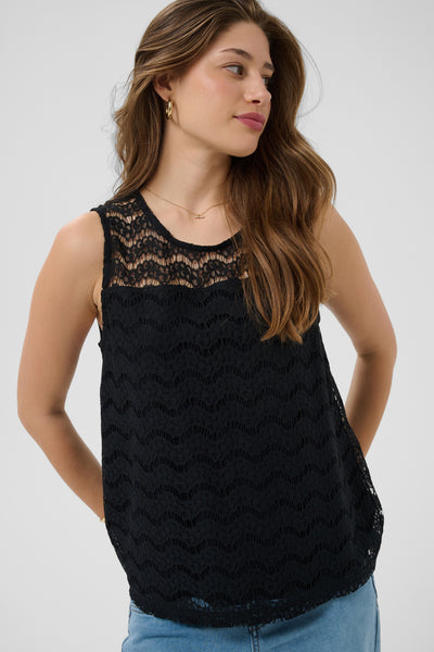 CRJuria Lace Top Pitch Black - 100120 - 10615752 Thumbnail