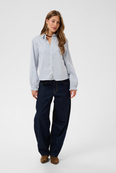 CRAya långärmad skjorta Air Blue Stripe - 109907 - 10615770 Thumbnail