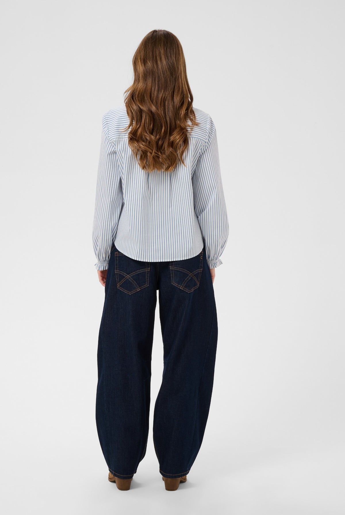 CRAya långärmad skjorta Air Blue Stripe - 109907 - 10615770