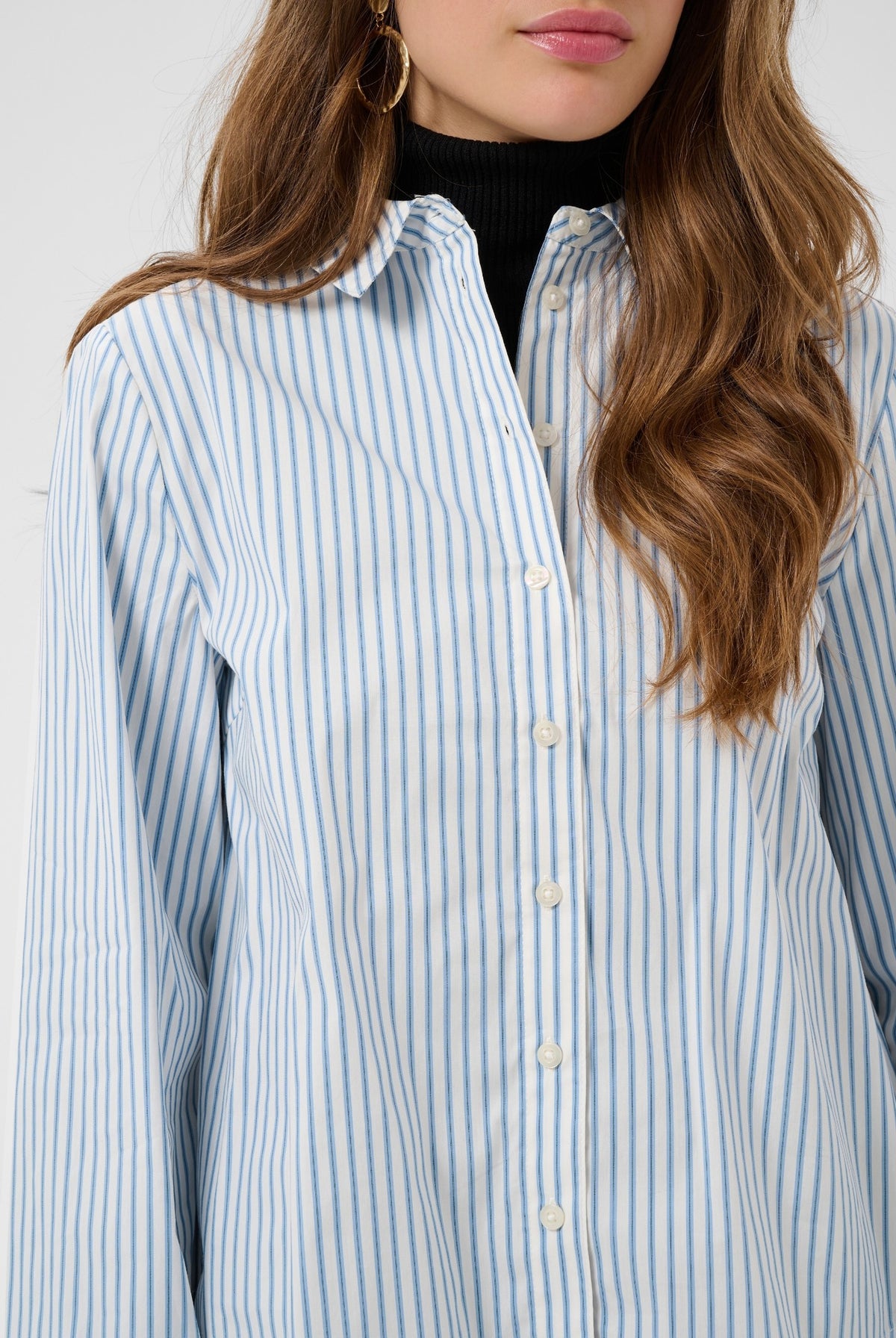 CRAya långärmad skjorta Air Blue Stripe - 109907 - 10615770