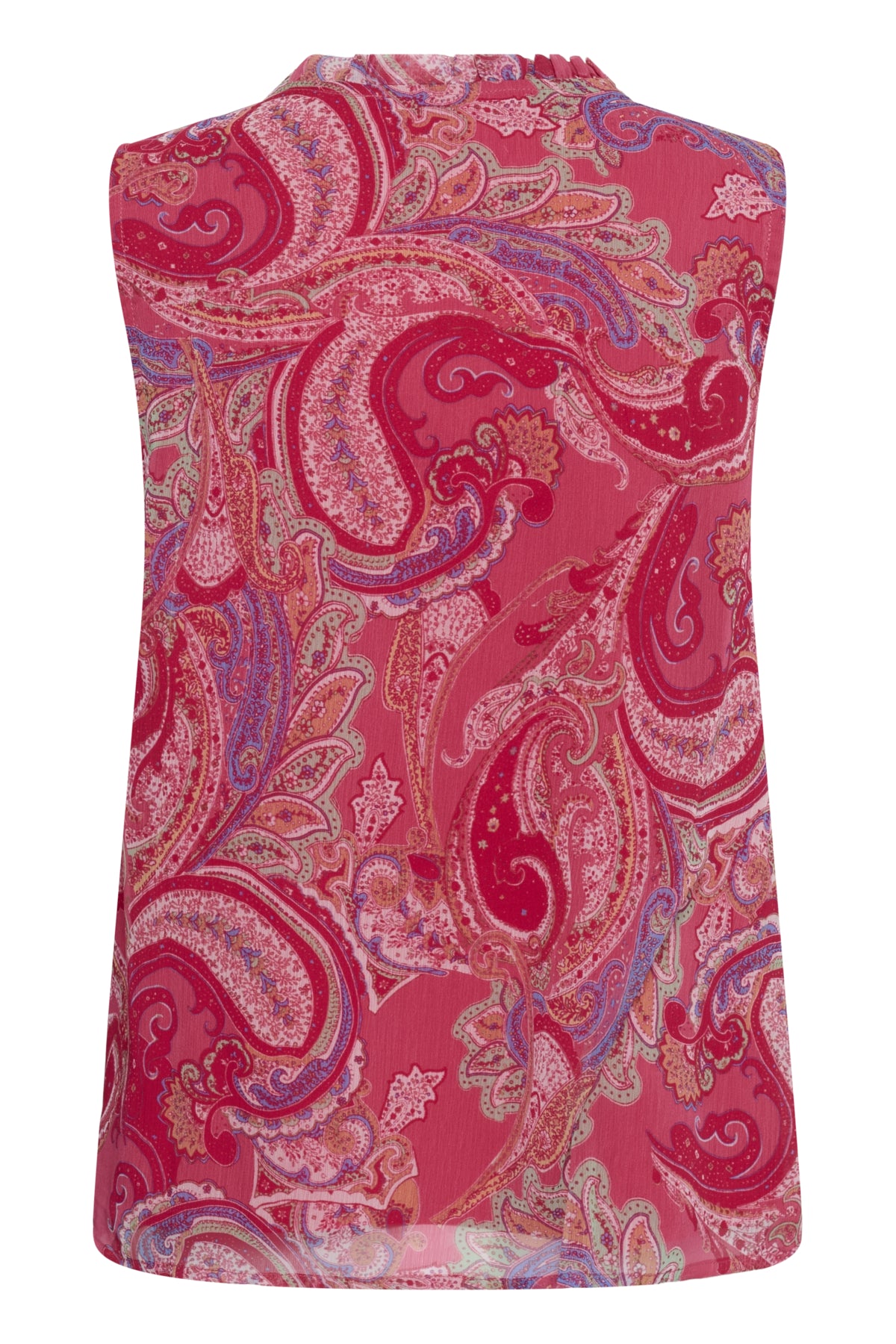 CRYuna Liselin Ärmlös blus rosa paisley - 105417 - 10615793