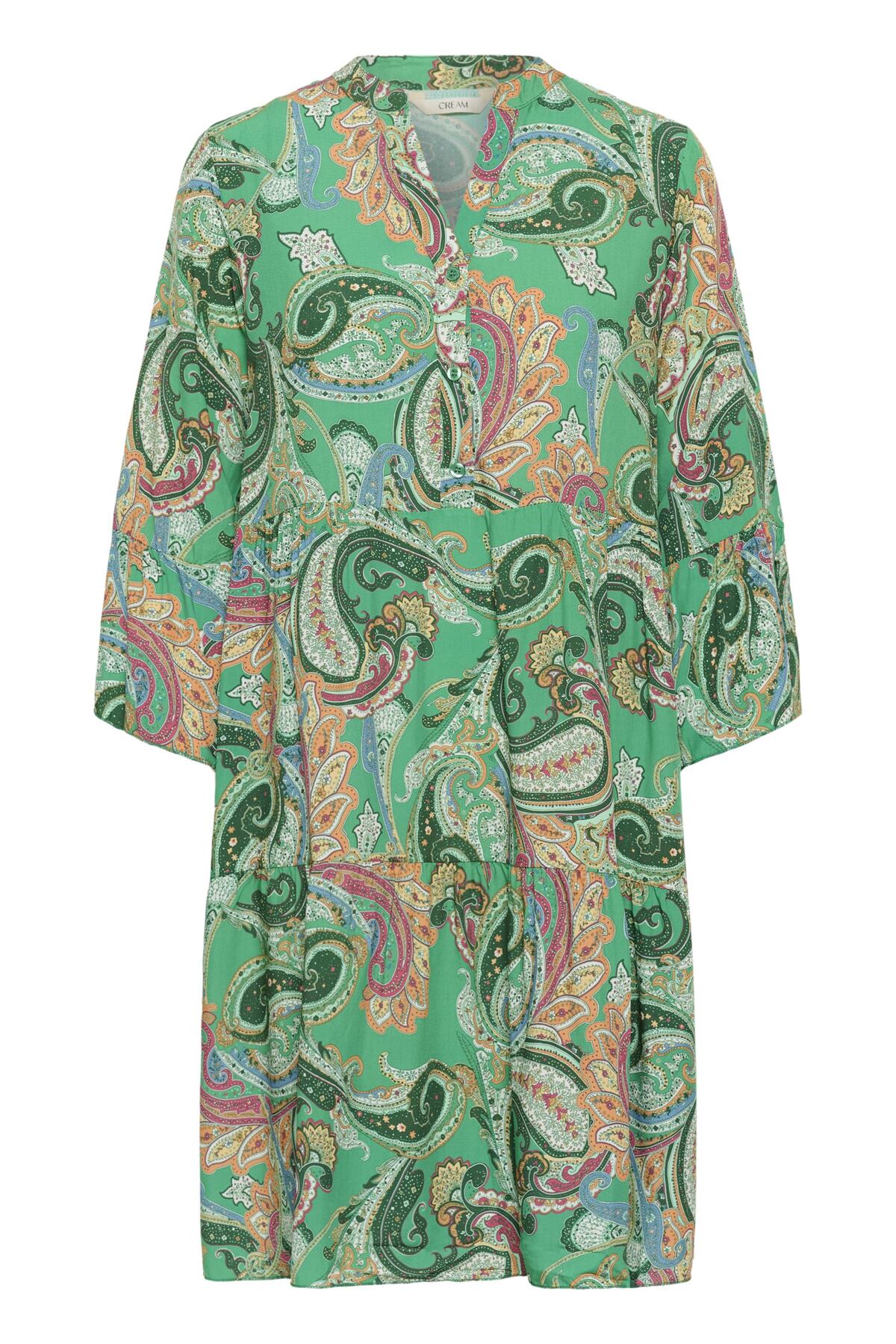 CRGina Klänning Grön Paisley - 10650816