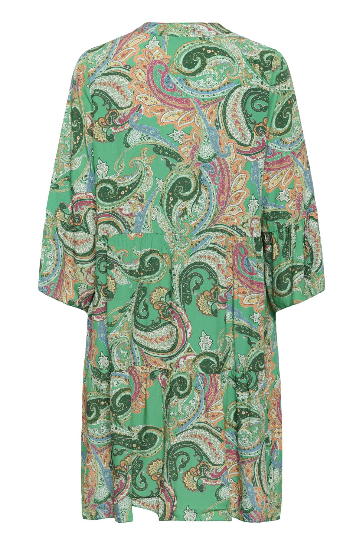 CRGina Klänning Grön Paisley - 10650816