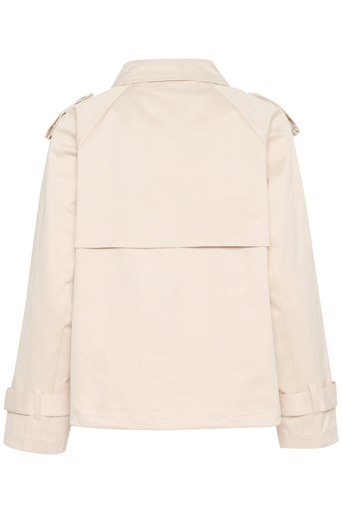 MiraMW Kort trenchcoat Oatmeal