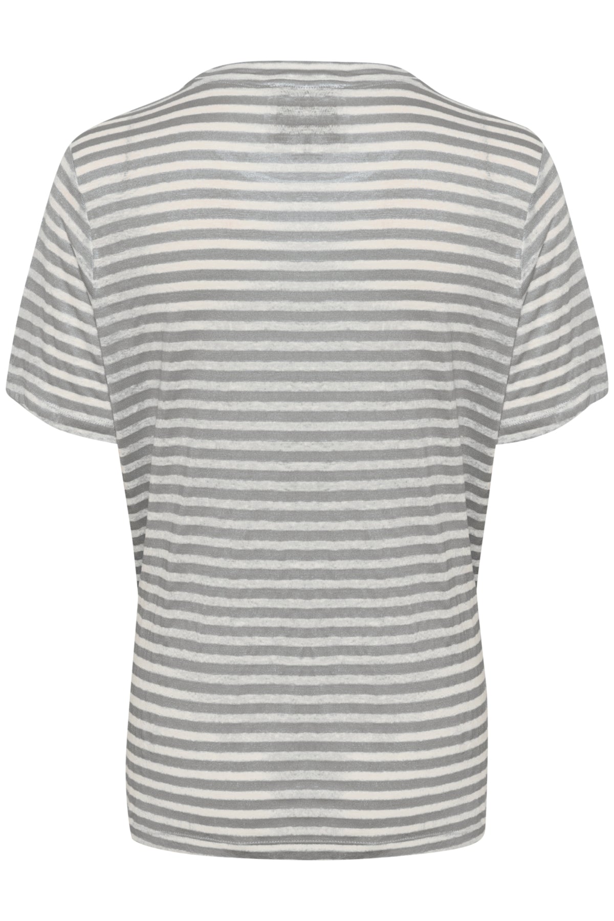 LisaMW Randig t-shirt Frost Gray Striped - 10704599