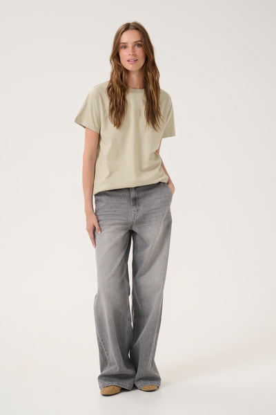 TusaMW 139 High Wide Y Light Grey Wash - 10704626 Thumbnail