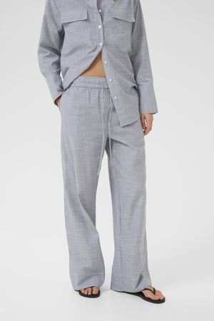 SkyeMW Wide Pant Dark Sapphire Blue Striped - 10704723