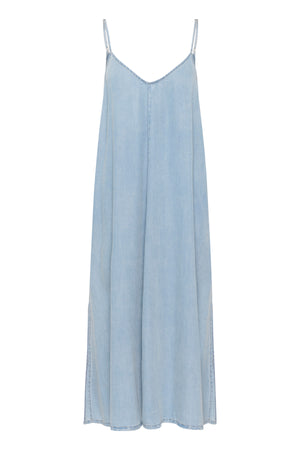 NellyMW Strap Dress Light Blue Wash - 10704742